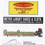Flyer zur Party Brauhaus-Katakomben Arnstadt 2000