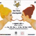 Flyer zur Party Flughafen Rudolstadt Groschwitz 1999