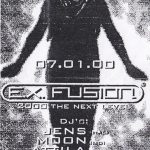 Flyer zur Party Dings Bums Naumburg 2000