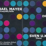 Flyer zur Party Kantine Erfurt 2000