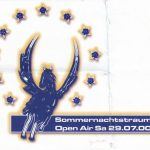 Flyer zur Party Burg Gleichen 2000