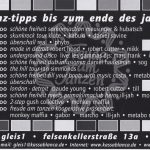 Flyer zur Party Kassablanca Jena 2000