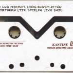 Flyer zur Party Kantine Erfurt 2001