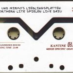Flyer zur Party Kantine Erfurt 2001