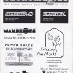 Flyer zur Party DIV Eisfeld 2001