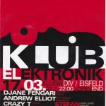 Flyer zur Party DIV Eisfeld 2001