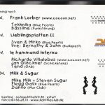 Flyer zur Party Kantine Erfurt 2001