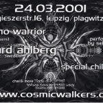 Flyer zur Party Cosmic Synergy Leipzig 2001