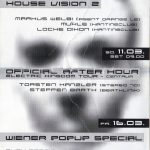 Flyer zur Party Kantine Erfurt 2001