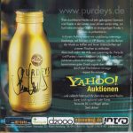 Flyer zur Party Global Village Dessau 2001