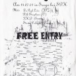 Flyer zur Party Burg Seega 2001