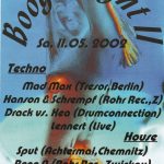 Flyer zur Party Go-Kartbahn Reichenbach 2002