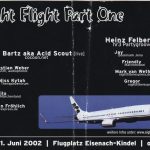 Flyer zur Party Flugplatz Eisenach-Kindel 2002