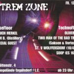 Flyer zur Party Industriegelände Engelsdorf Leipzig 2002