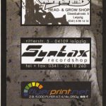 Flyer zur Party Industriegelände Engelsdorf Leipzig 2002