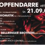 Flyer zur Party Hopfendarre Artern 2002