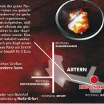 Flyer zur Party Hopfendarre Artern 2002
