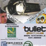 Flyer zur Party Reaktor Merseburg 2002