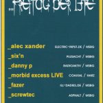 Flyer zur Party G-Punkt Merseburg 2003
