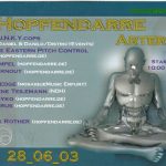 Flyer zur Party Hopfendarre Artern 2003