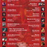 Flyer zur Party Ehemals NVA Lager Erfurt 2004