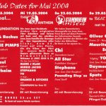 Flyer zur Party Joue Joue Erfurt 2004