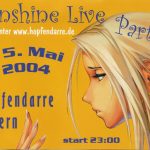 Flyer zur Party Hopfendarre Artern 2004