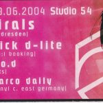 Flyer zur Party Flugplatz Schöngleina 2004