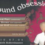 Flyer zur Party Kulturfabrik Waltershausen 2004