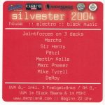 Flyer zur Party Holzmarktpassage Jena 2004