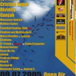Flyer zur Party Flugplatz Laucha 2005