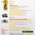 Flyer zur Party Hopfendarre Artern 2005