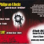 Flyer zur Party Reaktor Merseburg 2007