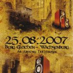Flyer zur Party Burg Gleichen 2007