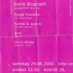 Flyer zur Party Lobe-Center Jena 2000
