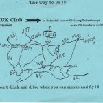 Flyer zur Party Fuckparade, Mux Club Buttstädt 2000