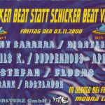 Flyer zur Party Mona Lisa Gleina 2000