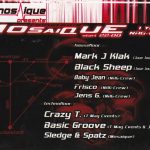Flyer zur Party Mosaique Club Reinstaedt 2001