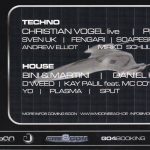 Flyer zur Party Mondsee Hohenmoelsen 2001