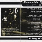 Flyer zur Party Mona Lisa Gleina 2001