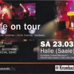 Flyer zur Party Nachtcafe Leipzig 2002, Kiss, S.P.U., Dan Fog, Ascent, Rix Rax, Basti, Ingolf Kloss, Kay Paul, DJ Membrain, Andreas…