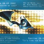 Flyer zur Party Mosaique-Club Saalfeld-Beulwitz 2002