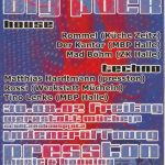 Flyer zur Party Mona Lisa Gleina 2002