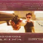 Flyer zur Party Mona Lisa Gleina 2002