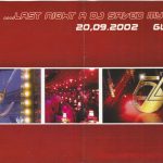 Flyer zur Party Mona Lisa Gleina 2002