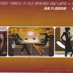 Flyer zur Party Mona Lisa Gleina 2002