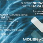 Flyer zur Party MOLEN_DYK Leipzig 2003