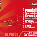 Flyer zur Party Mona Lisa Gleina 2003
