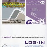 Flyer zur Party Mona Lisa Gleina 2003