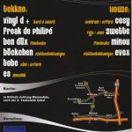 Flyer zur Party Mux-Club Koelleda 2003, Vinyl D, Freak De Philipe, Ben Düx, Böckchen, Tobe, Es, Cosy, Zwette, Minou, Evox, Thomas P.…